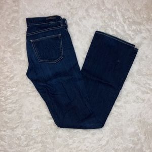 Citizens of humanity dark wash boot cut jeans.